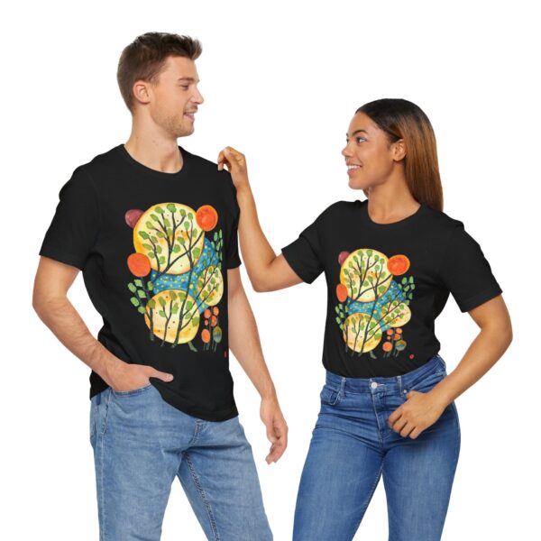 "Worlds" Print on Unisex Tee