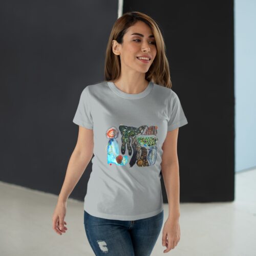 "Hearding" Print on Women's T-Shirt