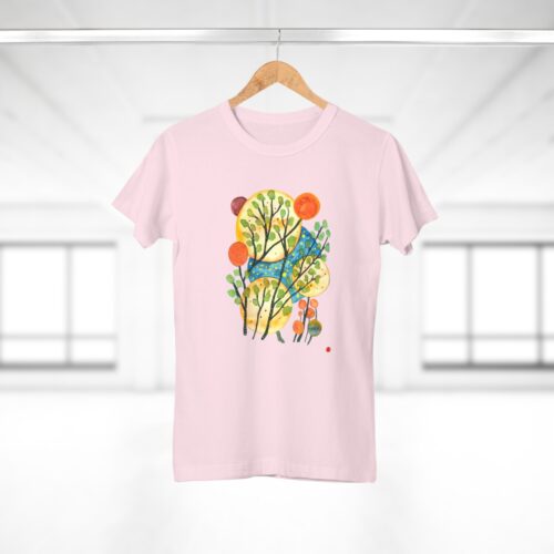 "Worlds" Print on Women's T-Shirt