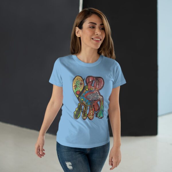 "Just Leaving" Print on Women's T-Shirt