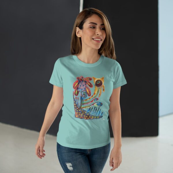 "Watchfulness" Print on T-Shirt for Women
