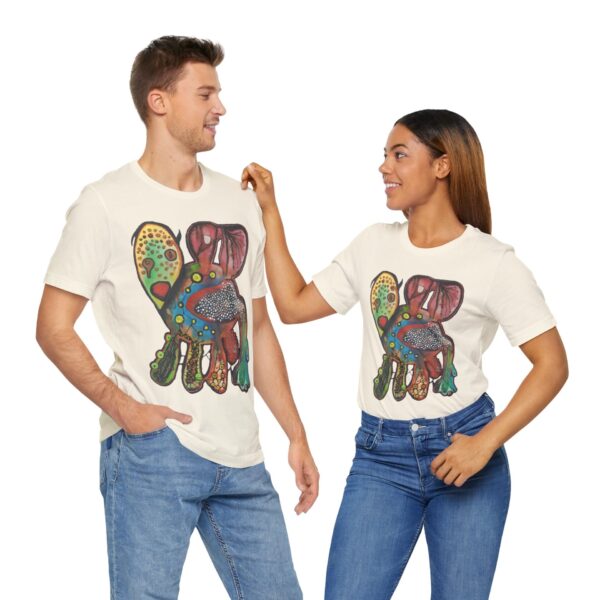 "Just Leaving" Print on Unisex Tee