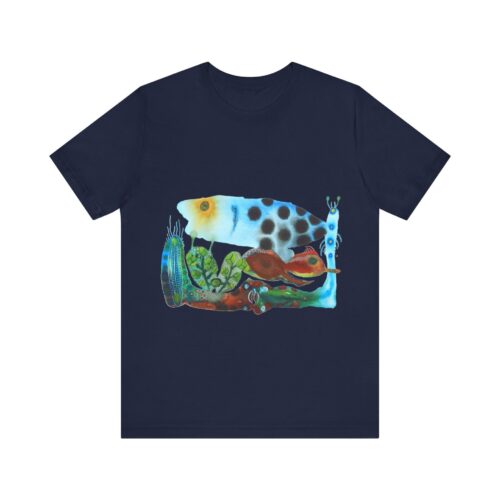 "The Pond in the Garden" Print on Unisex Tee
