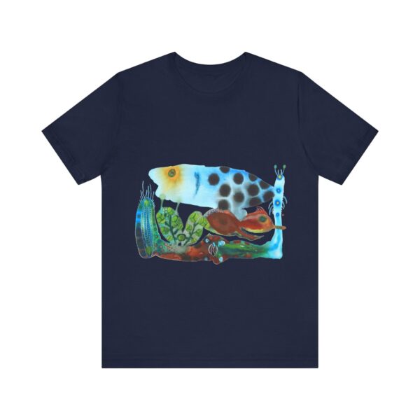 "The Pond in the Garden" Print on Unisex Tee