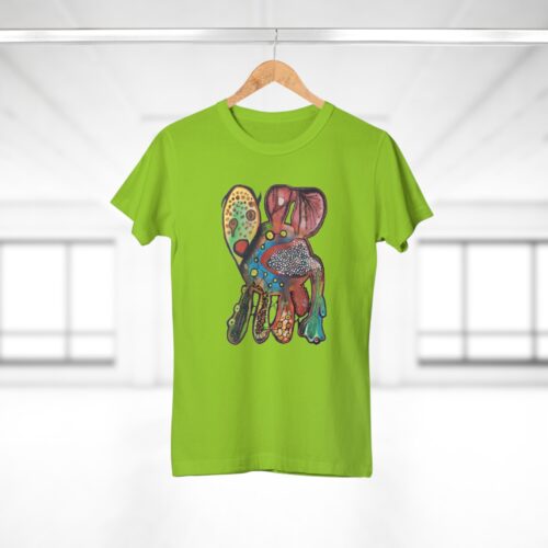 "Just Leaving" Print on Women's T-Shirt