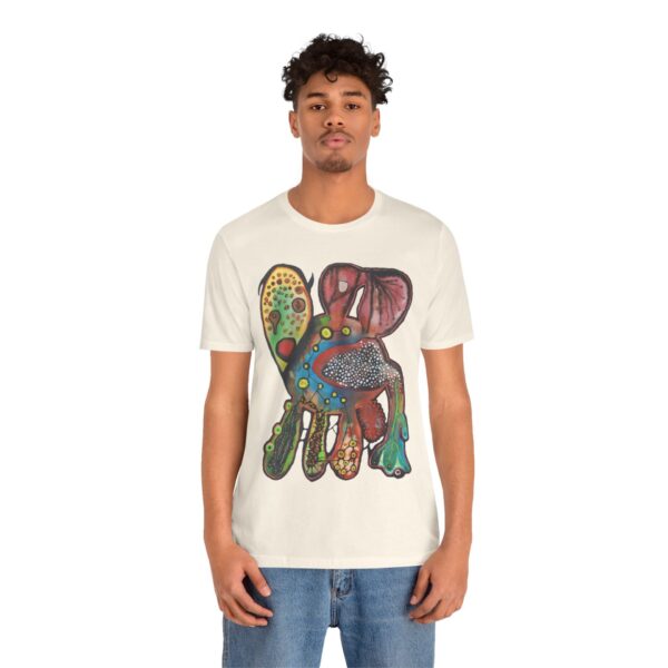 "Just Leaving" Print on Unisex Tee
