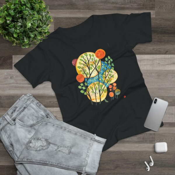 "Worlds" Print on Women's T-Shirt