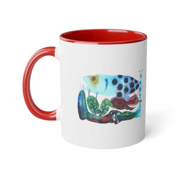 "The Garden Pond" Print on Coffee Mug