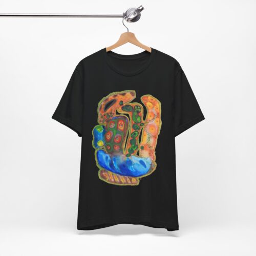 "A Thousand Eyes, Looking In" Print on Unisex T-Shirt