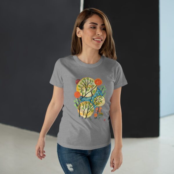 "Worlds" Print on Women's T-Shirt
