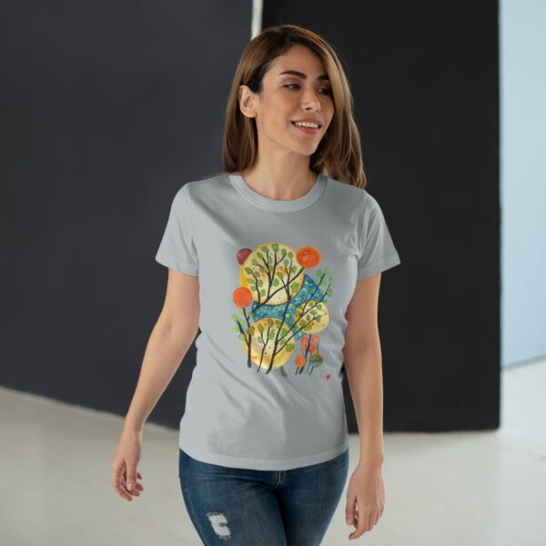 "Worlds" Print on Women's T-Shirt
