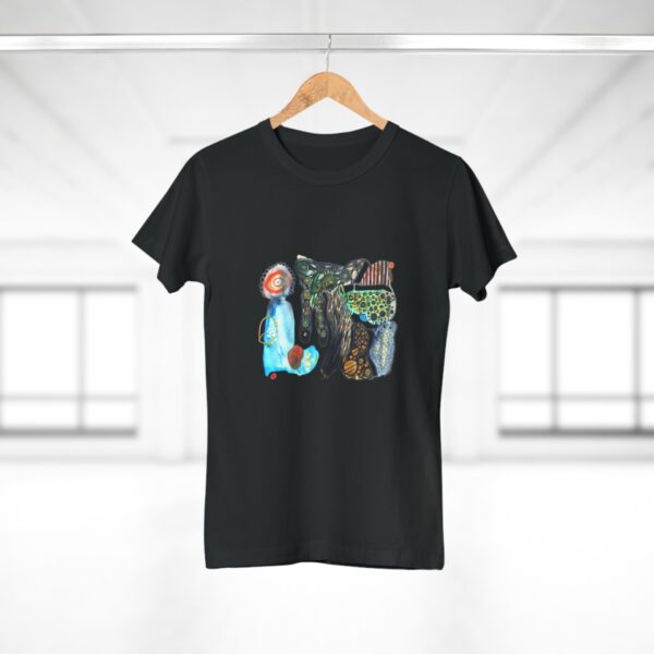 "Hearding" Print on Women's T-Shirt