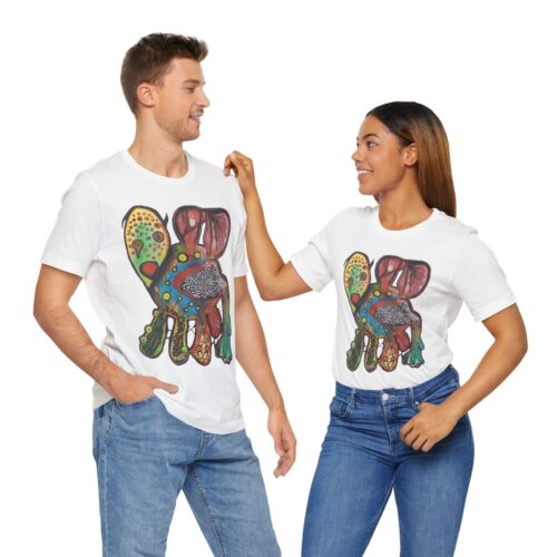 "Just Leaving" Print on Unisex Tee
