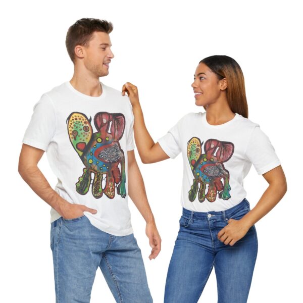 "Just Leaving" Print on Unisex Tee