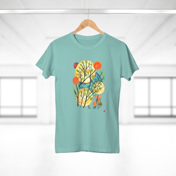 "Worlds" Print on Women's T-Shirt