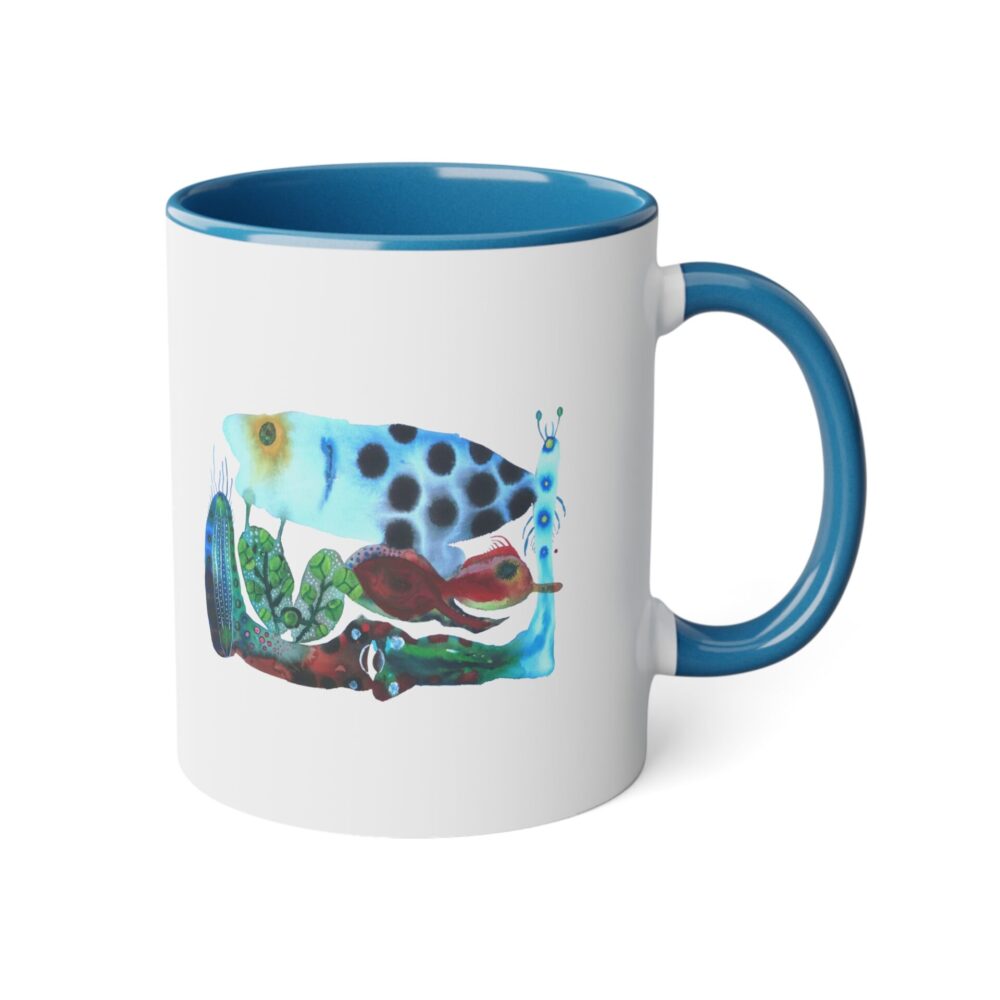 "The Garden Pond" Print on Coffee Mug