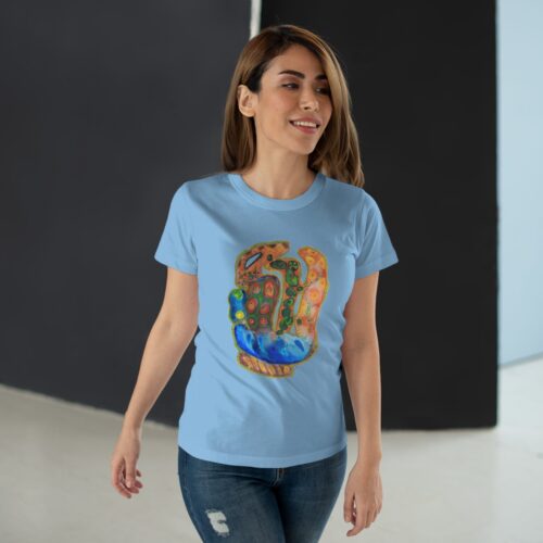 "A Thousand Eyes, Looking In" Print on Women's T-Shirt