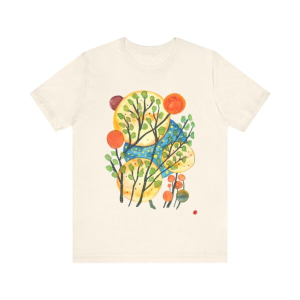 "Worlds" Print on Unisex Tee