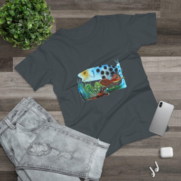 "The Garden Pond" Print on Woman's T-shirt