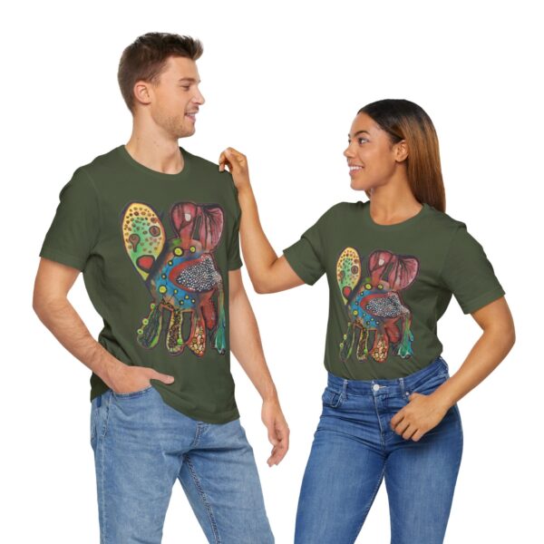 "Just Leaving" Print on Unisex Tee