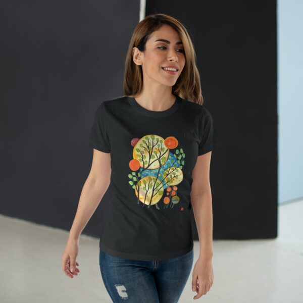 "Worlds" Print on Women's T-Shirt