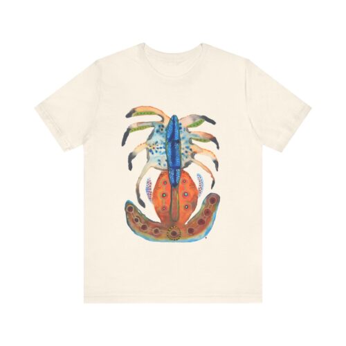 "Moulting" Print on Unisex Short Sleeve Tee