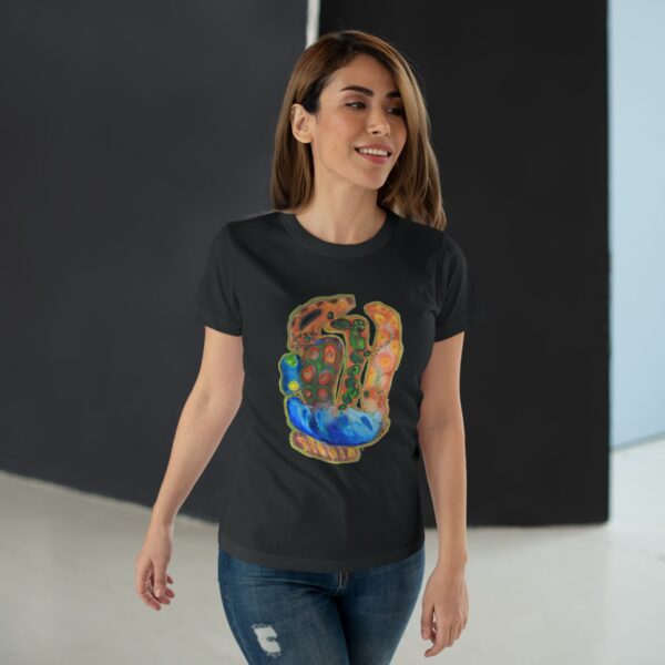"A Thousand Eyes, Looking In" Print on Women's T-Shirt