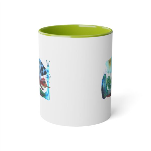 "The Garden Pond" Print on Coffee Mug