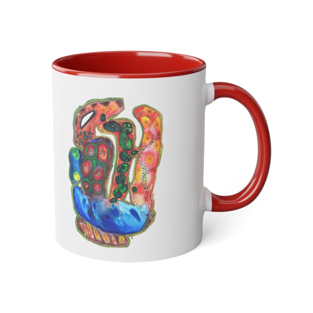 "A Thousand Eyes Looking In" Print on Coffee Mug