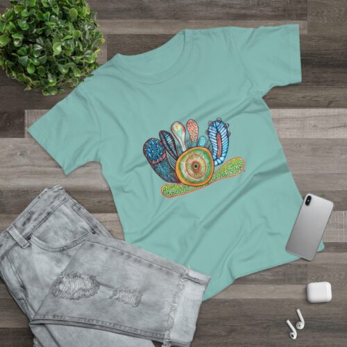 "Inside Out" Print on Woman's T-Shirt