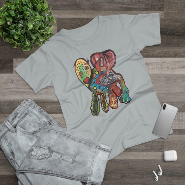 "Just Leaving" Print on Women's T-Shirt