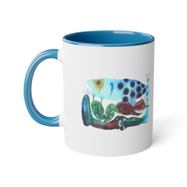"The Garden Pond" Print on Coffee Mug