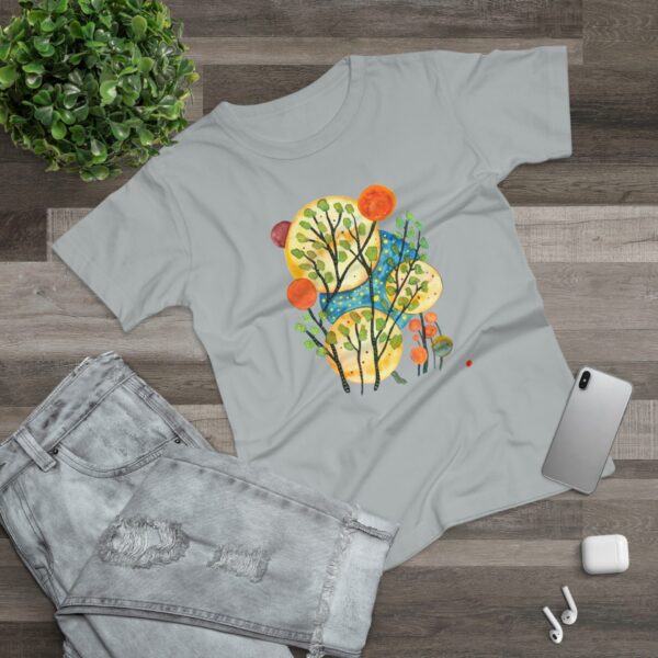 "Worlds" Print on Women's T-Shirt