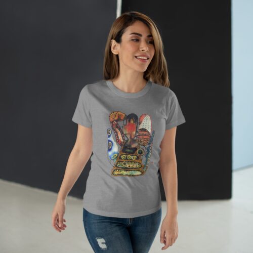 "Digging" Print on Women's T-Shirt