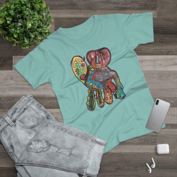 "Just Leaving" Print on Women's T-Shirt