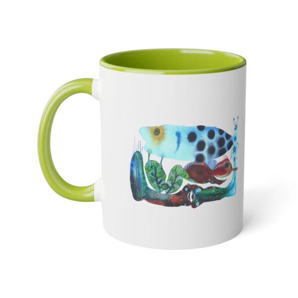 "The Garden Pond" Print on Coffee Mug