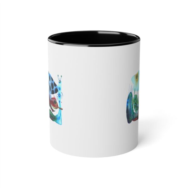"The Garden Pond" Print on Coffee Mug