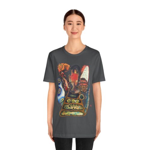 "Digging" Print on Unisex Short Sleeve Tee