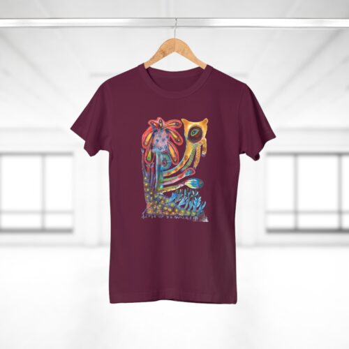 "Watchfulness" Print on T-Shirt for Women