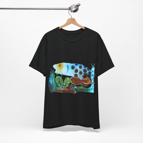 "The Pond in the Garden" Print on Unisex Tee