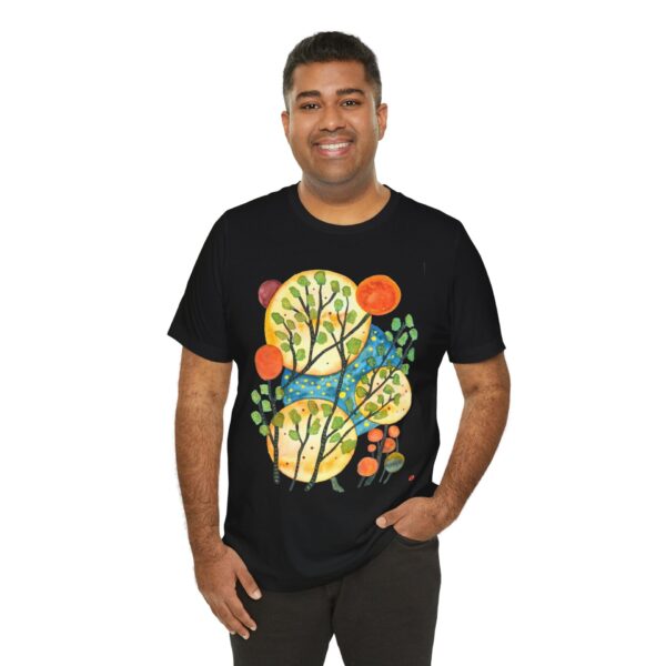"Worlds" Print on Unisex Tee