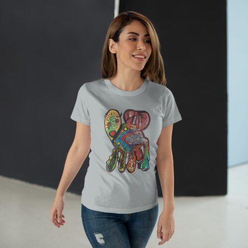 "Just Leaving" Print on Women's T-Shirt