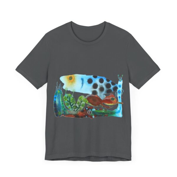 "The Pond in the Garden" Print on Unisex Tee