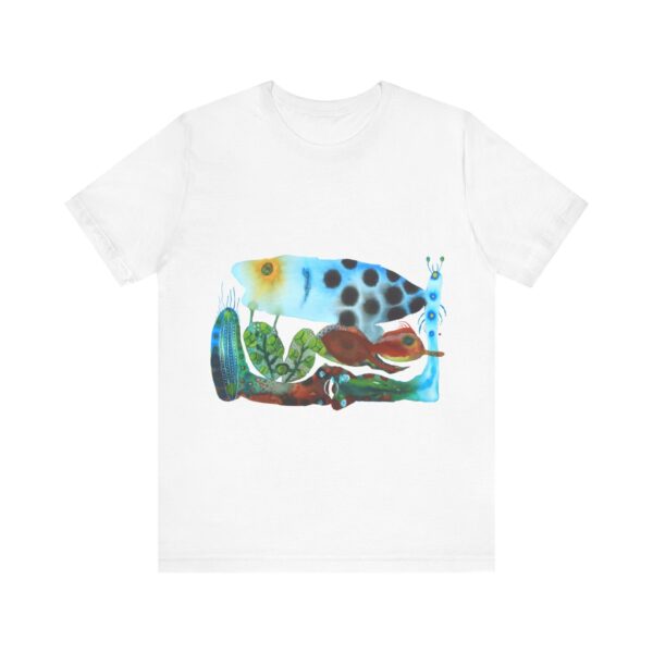 "The Pond in the Garden" Print on Unisex Tee