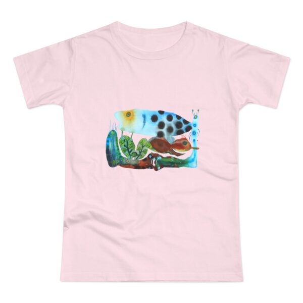 "The Garden Pond" Print on Woman's T-shirt