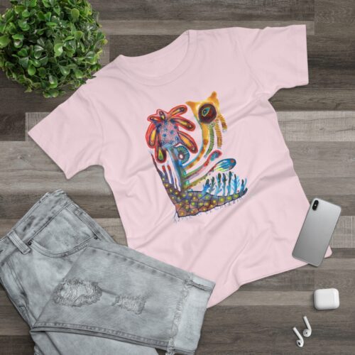 "Watchfulness" Print on T-Shirt for Women