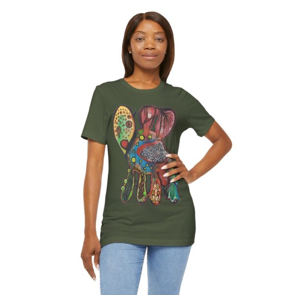 "Just Leaving" Print on Unisex Tee