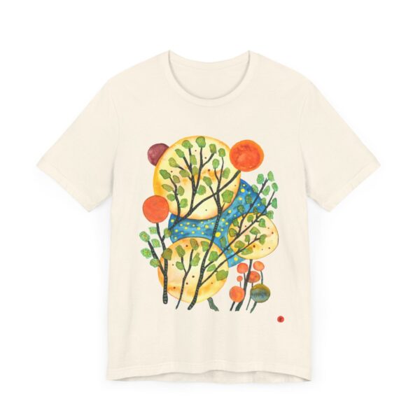 "Worlds" Print on Unisex Tee