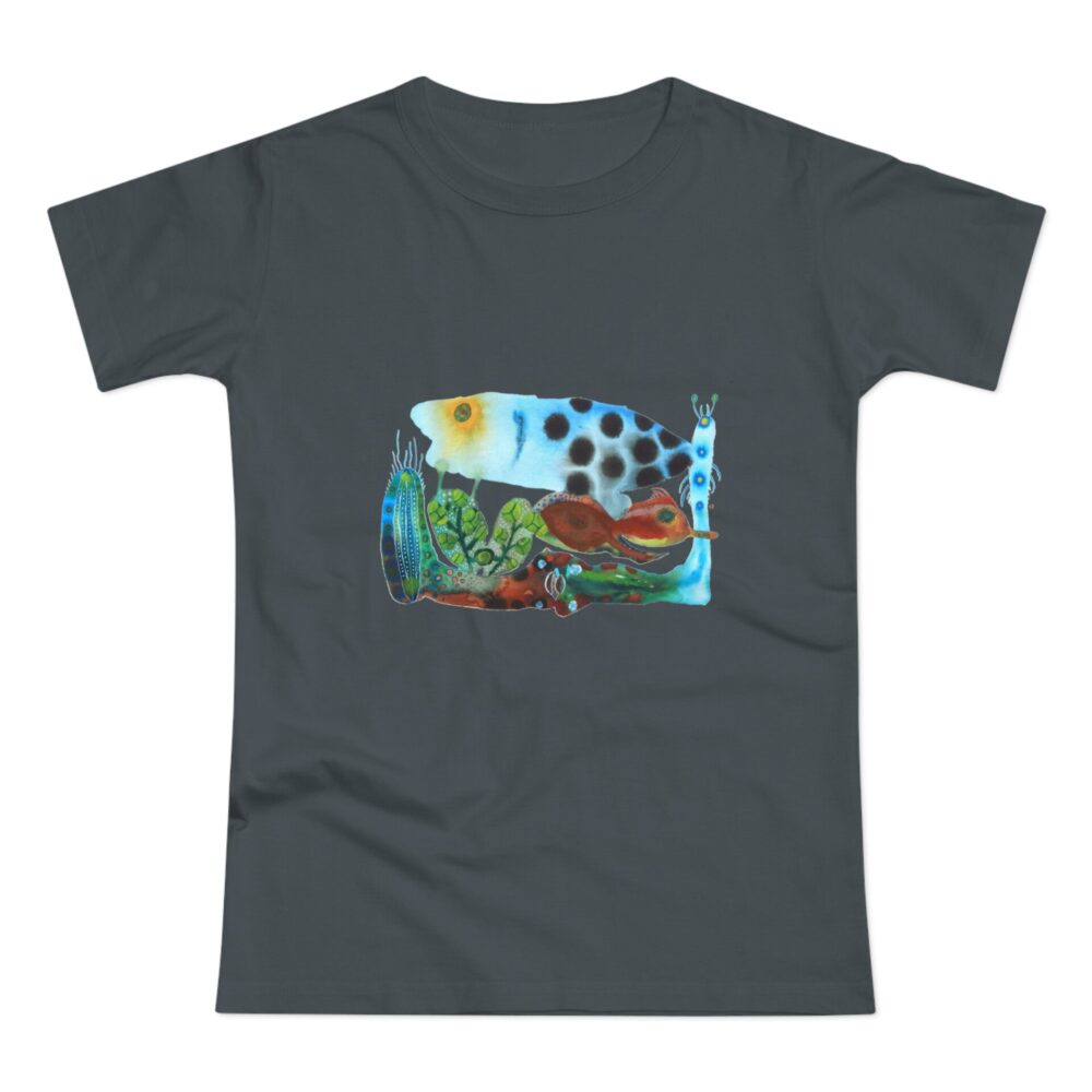 "The Garden Pond" Print on Woman's T-shirt