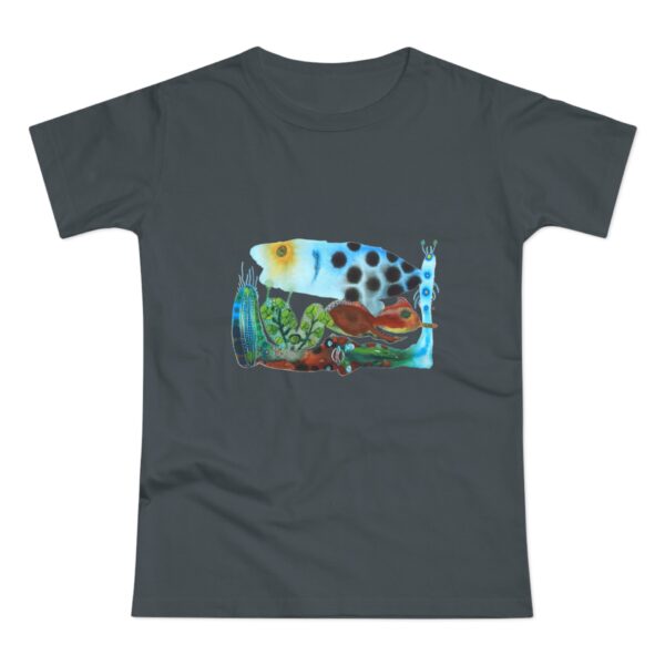 "The Garden Pond" Print on Woman's T-shirt